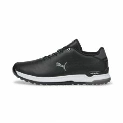 Puma PROADAPT AlphaCat Leather Mens Golf Shoe Black/Silver