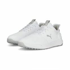 Puma Ignite Elevate Mens Golf Shoes White/Silver
