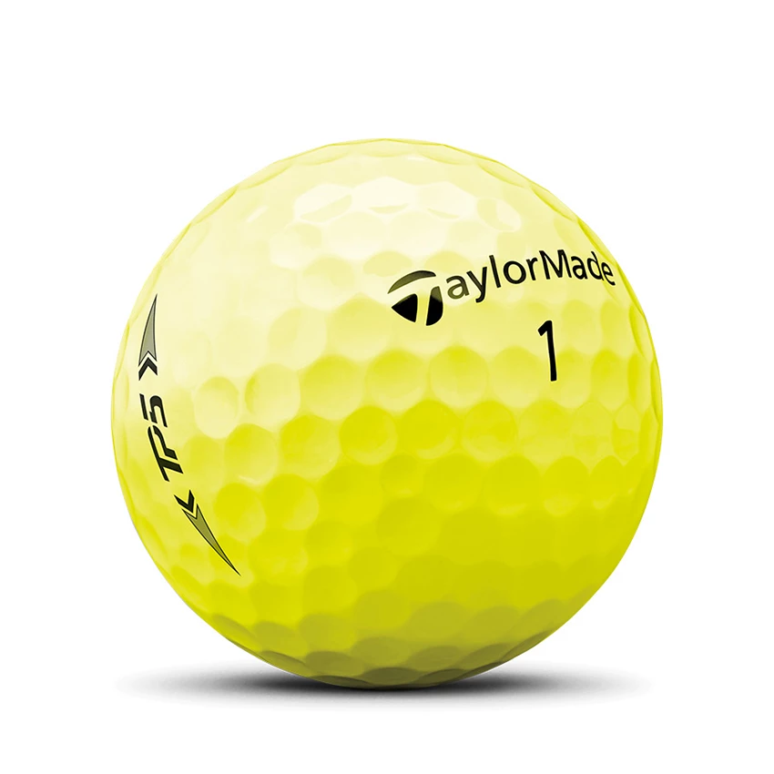 TaylorMade TP5 Yellow Golf Ball 4 TaylorMade TP5 Yellow Golf Ball - Image 2