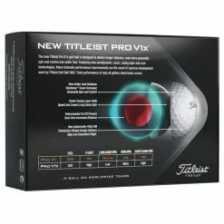 Titleist Pro V1x Yellow Golf Balls 7 Titleist Pro V1x Yellow Golf Balls -Hot Sale Golf clubs Shop Titleist 2021 Pro V1x Back Side
