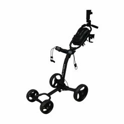 Axglo Flip N Go Four Wheel Ultra Compact Foldable Aluminium Golf Cart -Hot Sale Golf clubs Shop flip go black black